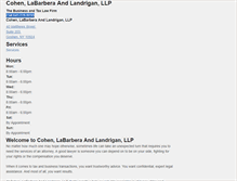 Tablet Screenshot of cll-law.com